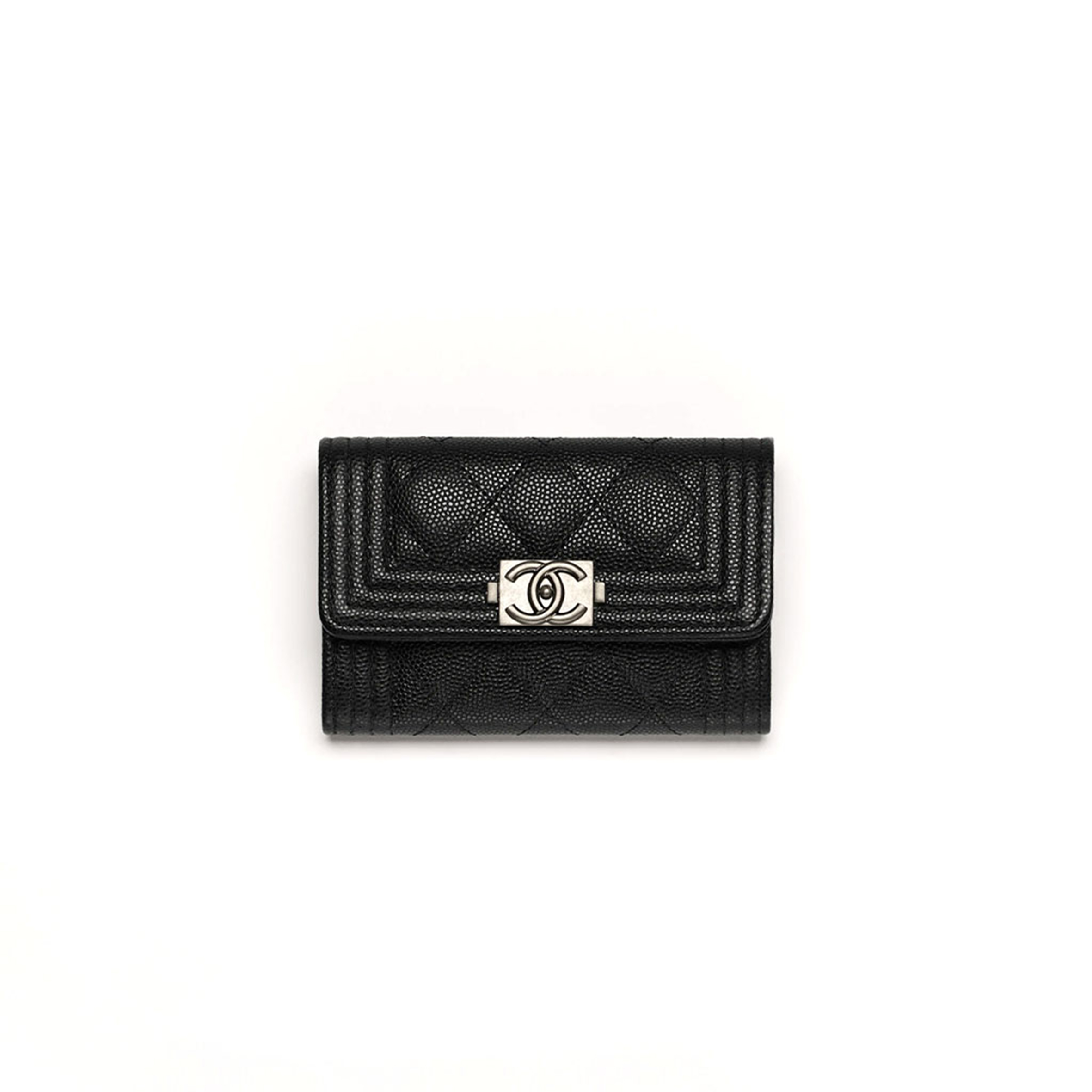 CHANEL BOY FLAP CARD HOLDER A80603 (11*8.5*3cm)